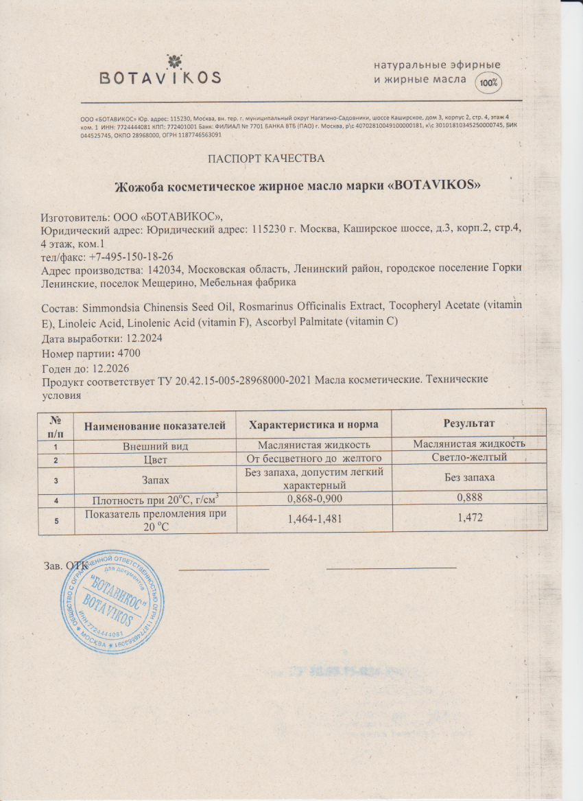 Паспорт №122024